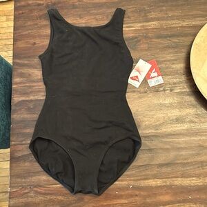Capezio black tank leotard